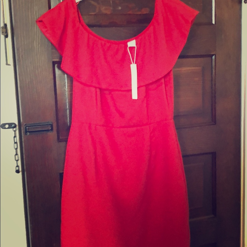 Gorgeous red mini dress